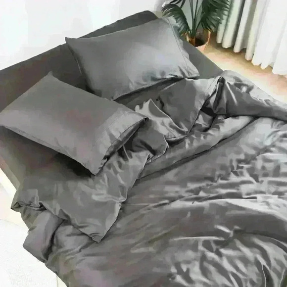 New Sijo Cooling Eucalyptus Flat Sheet in Storm Color - Picture 1 of 5
